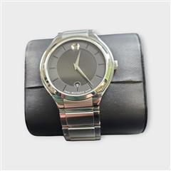 Movado Stainless Steel/Black Dial Swiss Made 40mm Men's Watch